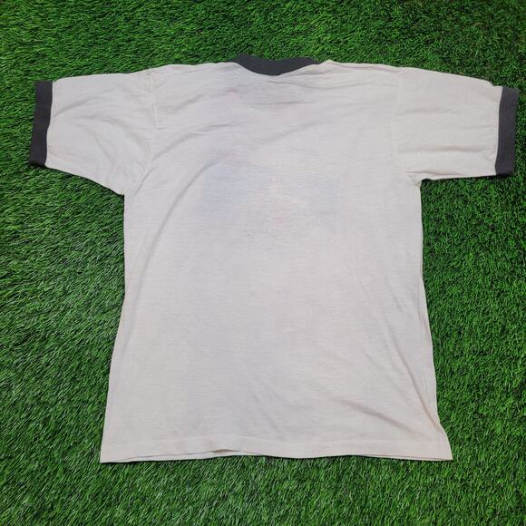 Vintage 1987 San Francisco Share 68 Ringer T-Shirt Mens Medium Tech-Conference - Picture 6 of 11